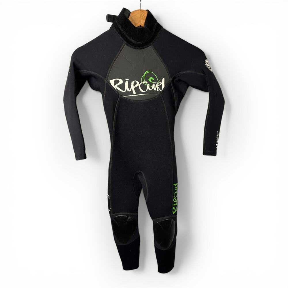 Rip Curl Kids size 4 Black Classic 3.2 Neoprene Wetsuit Surf Diving Beach